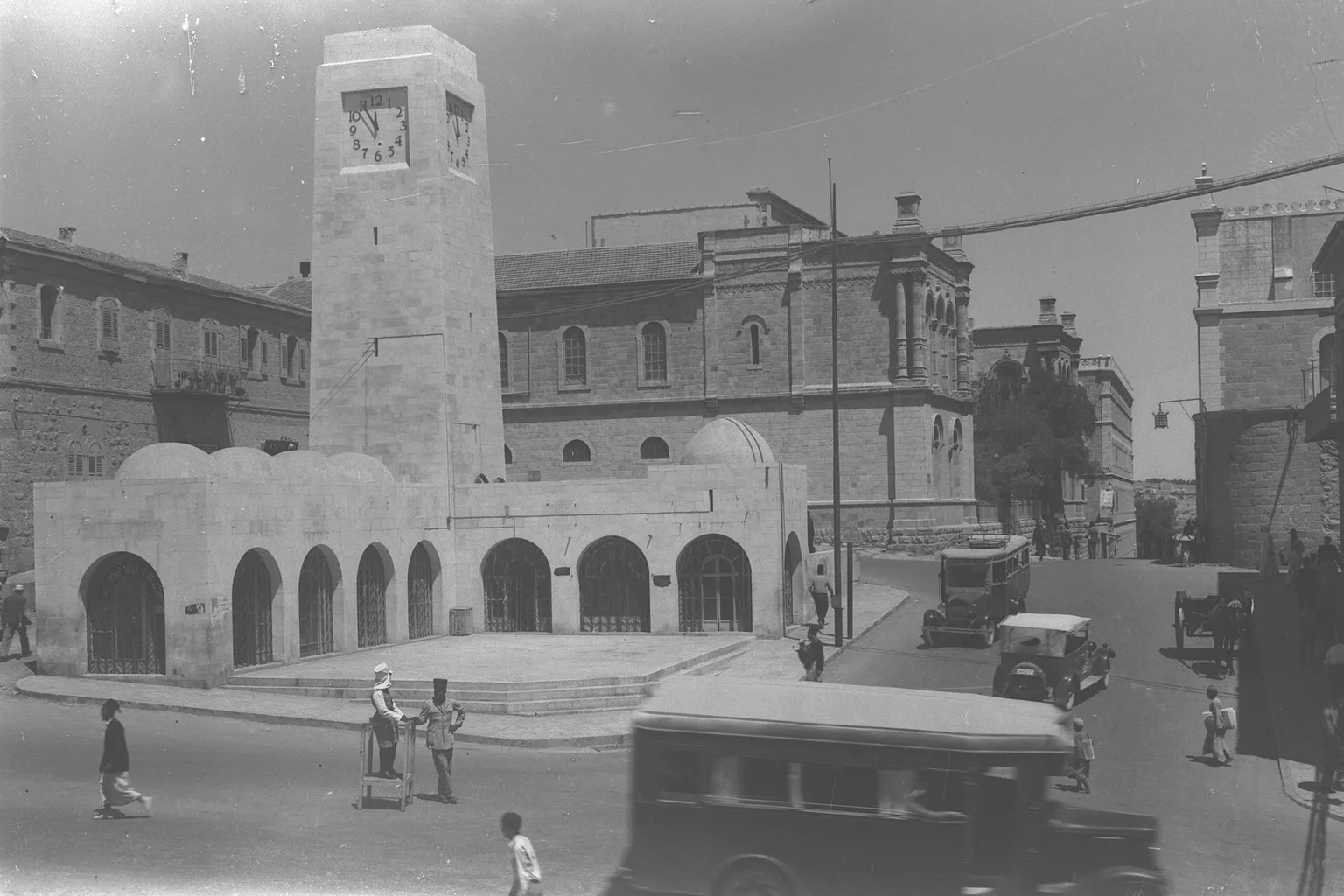 מגדל השעון בכיכר אלנבי בירושלים